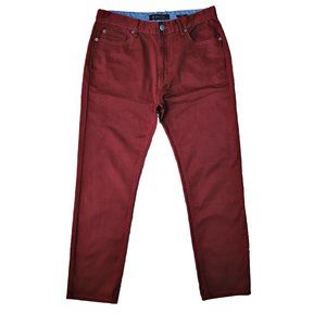 VINTAGE GENE Burgundy Tapered Leg | 32